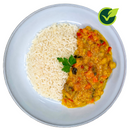 Caril de Grão com Vegetais e Arroz - 350g